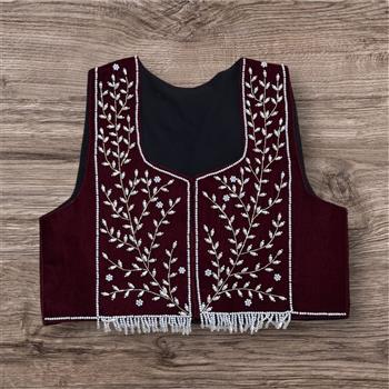 سخمه مرواریدی زرشکی