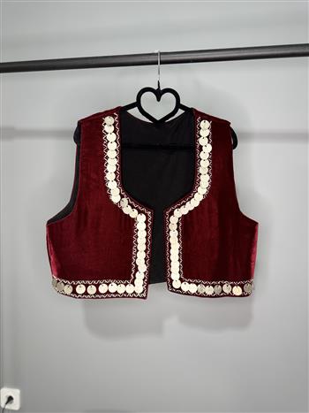 سخمه سکه ای زرشکی